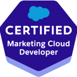 David Palencia - Certified Marketing Cloud Developer - Badge